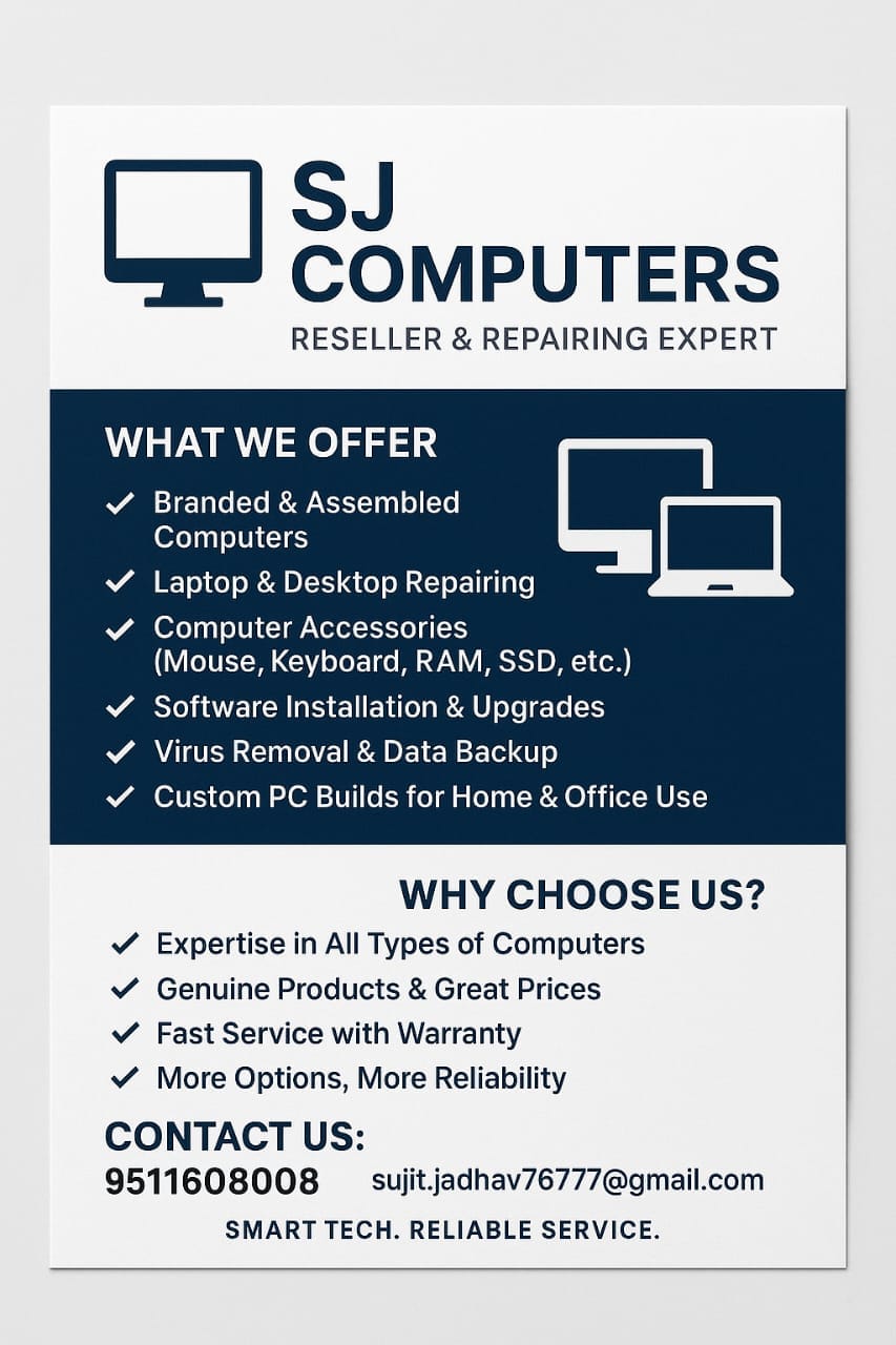 TechFix computer service poster